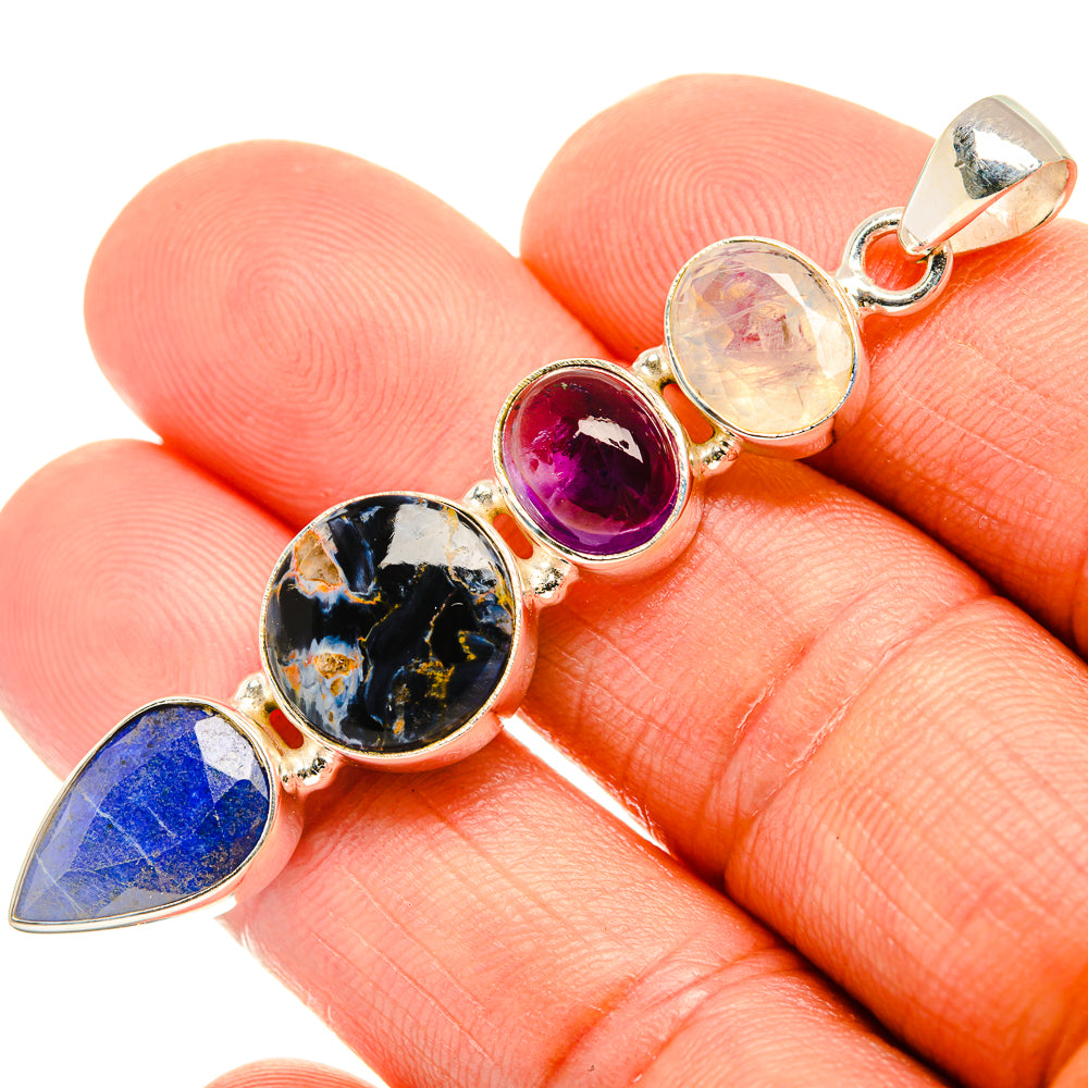 Pietersite Pendants handcrafted by Ana Silver Co - PD27736