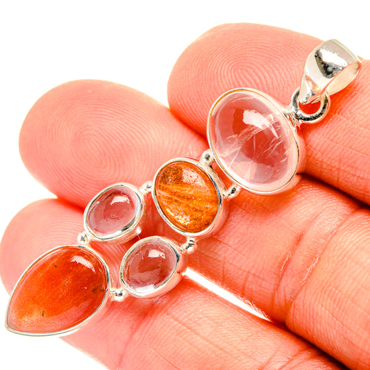 Sunstone Pendants handcrafted by Ana Silver Co - PD27738