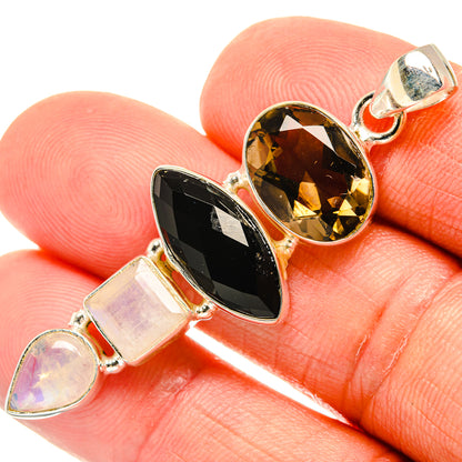 Black Onyx Pendants handcrafted by Ana Silver Co - PD27745