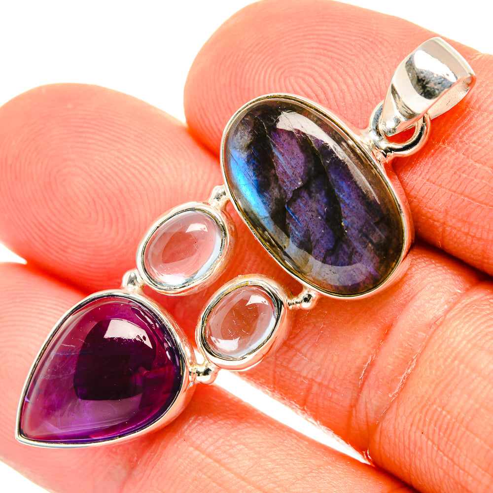 Labradorite Pendants handcrafted by Ana Silver Co - PD27750