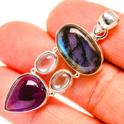 Labradorite Pendants handcrafted by Ana Silver Co - PD27750