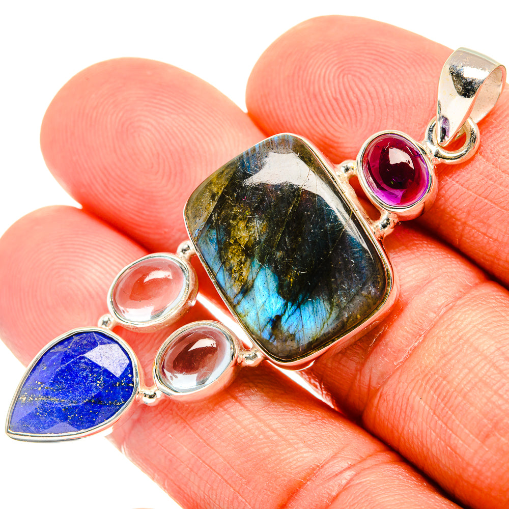 Labradorite Pendants handcrafted by Ana Silver Co - PD27751