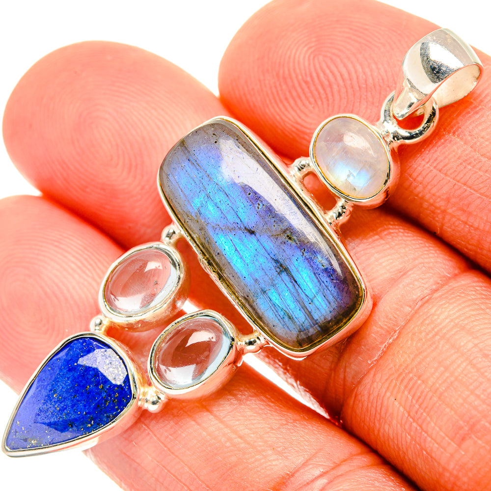 Labradorite Pendants handcrafted by Ana Silver Co - PD27753