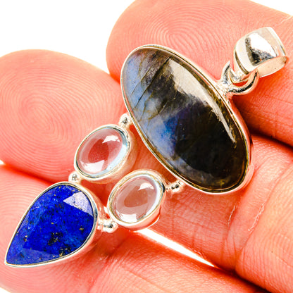 Labradorite Pendants handcrafted by Ana Silver Co - PD27754