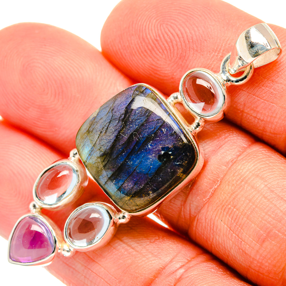 Labradorite Pendants handcrafted by Ana Silver Co - PD27756