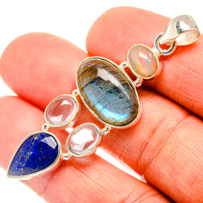 Labradorite Pendants handcrafted by Ana Silver Co - PD27757