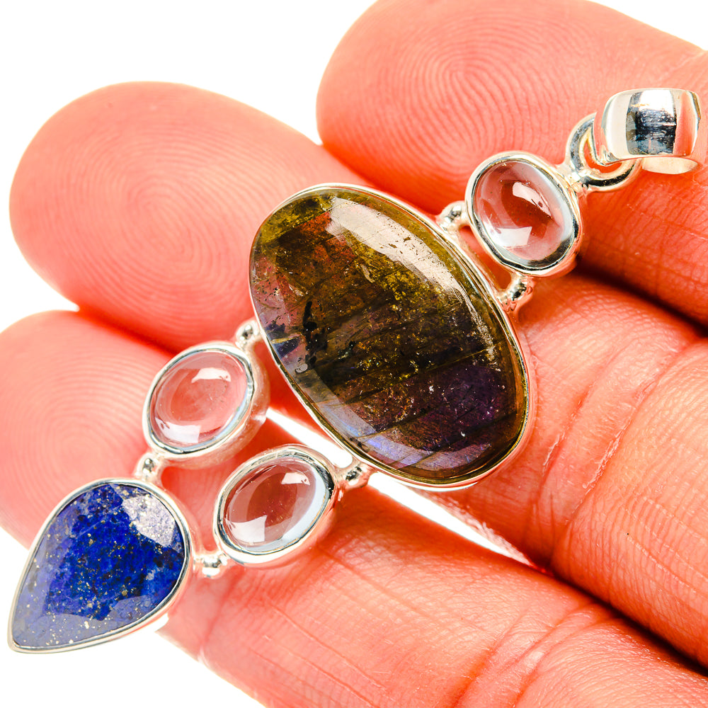 Labradorite Pendants handcrafted by Ana Silver Co - PD27758
