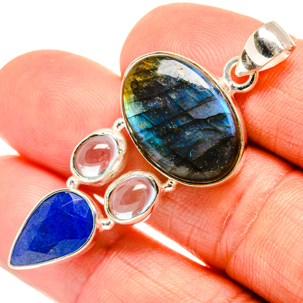 Labradorite Pendants handcrafted by Ana Silver Co - PD27759