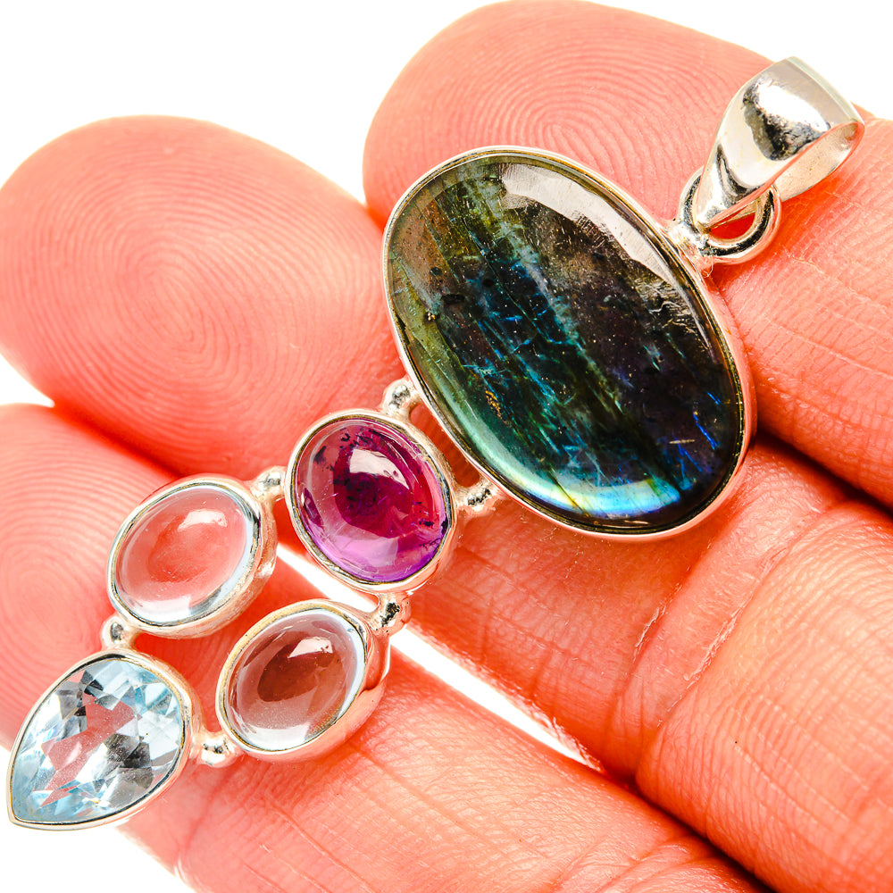 Labradorite Pendants handcrafted by Ana Silver Co - PD27760