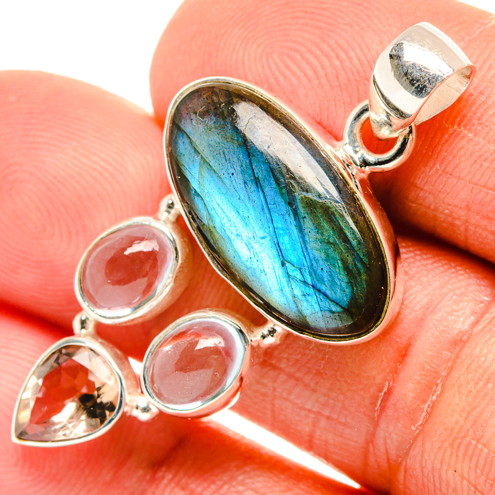 Labradorite Pendants handcrafted by Ana Silver Co - PD27762