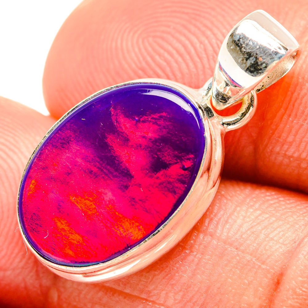 Aura Opal Pendants handcrafted by Ana Silver Co - PD27769