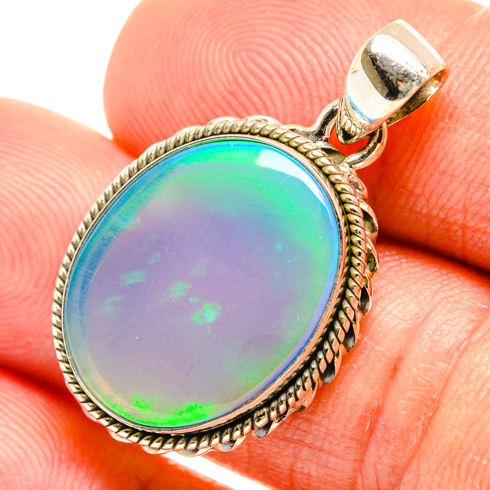 Aura Opal Pendants handcrafted by Ana Silver Co - PD27772