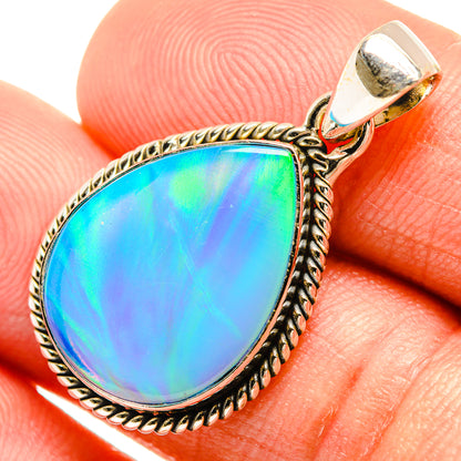 Aura Opal Pendants handcrafted by Ana Silver Co - PD27774