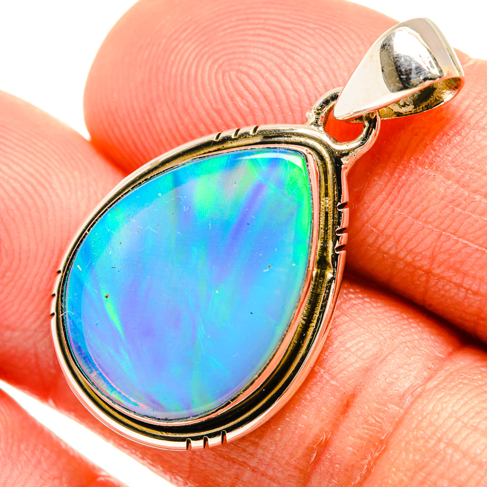 Aura Opal Pendants handcrafted by Ana Silver Co - PD27775
