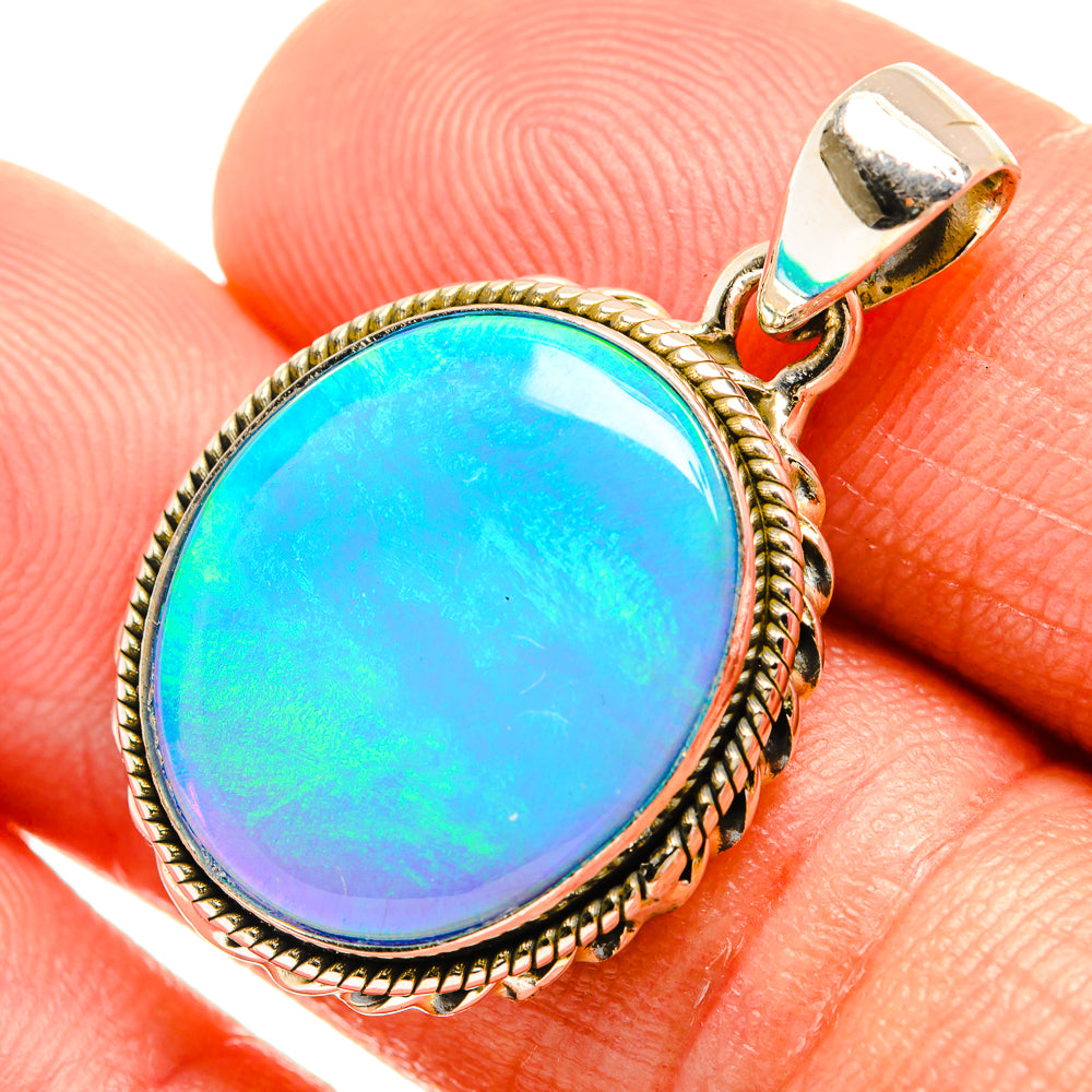 Aura Opal Pendants handcrafted by Ana Silver Co - PD27777