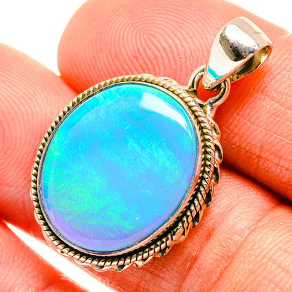 Aura Opal Pendants handcrafted by Ana Silver Co - PD27777