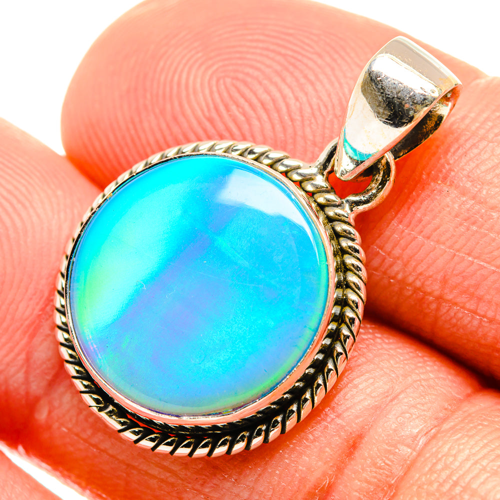 Aura Opal Pendants handcrafted by Ana Silver Co - PD27779