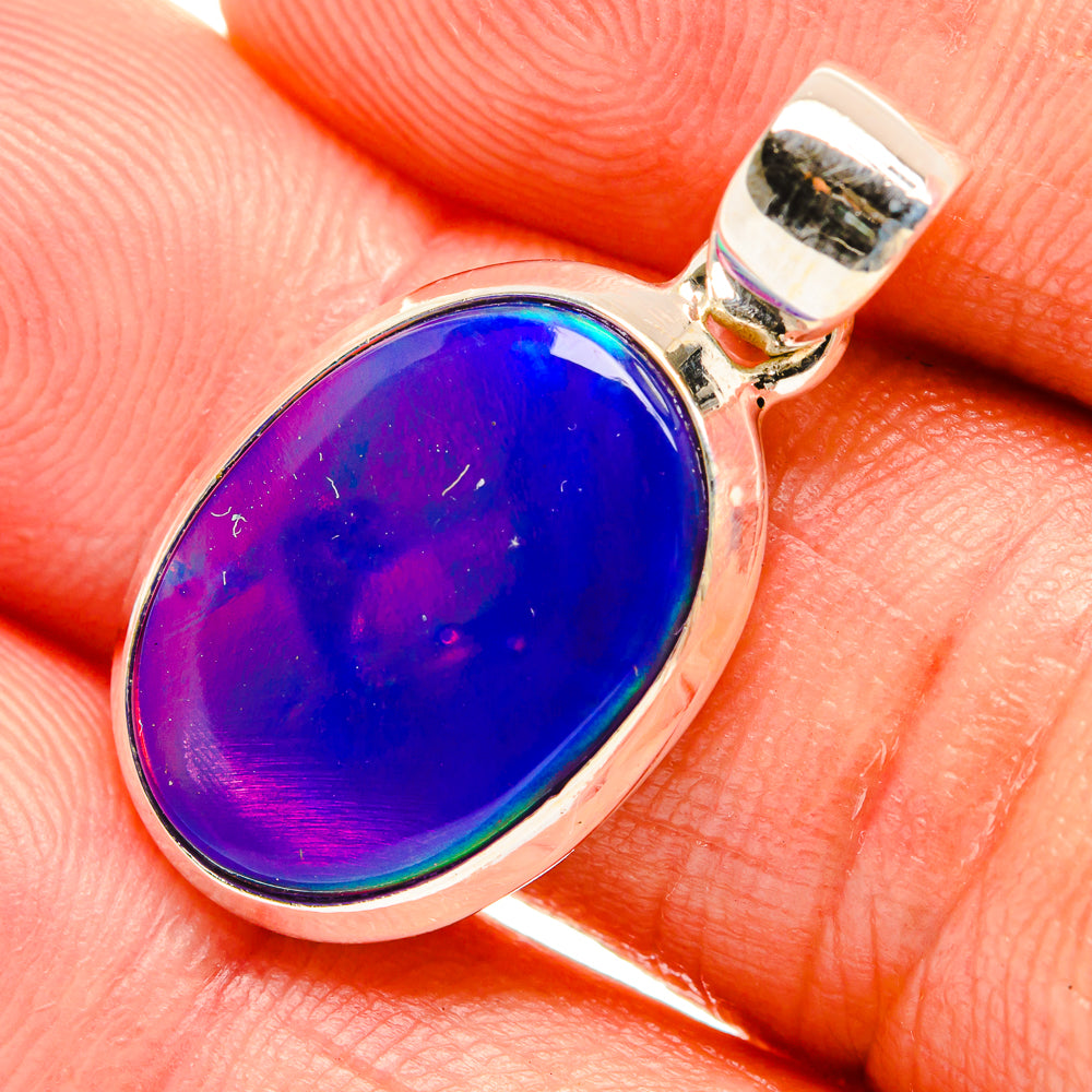 Aura Opal Pendants handcrafted by Ana Silver Co - PD27781
