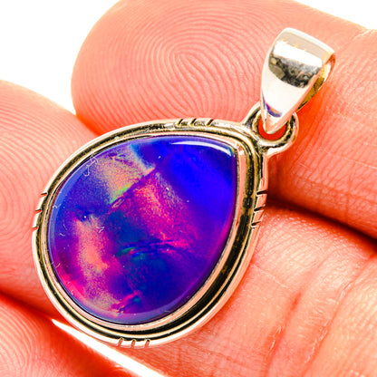 Aura Opal Pendants handcrafted by Ana Silver Co - PD27783