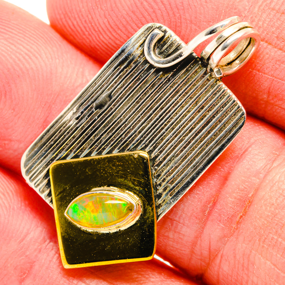 Ethiopian Opal Pendants handcrafted by Ana Silver Co - PD27838