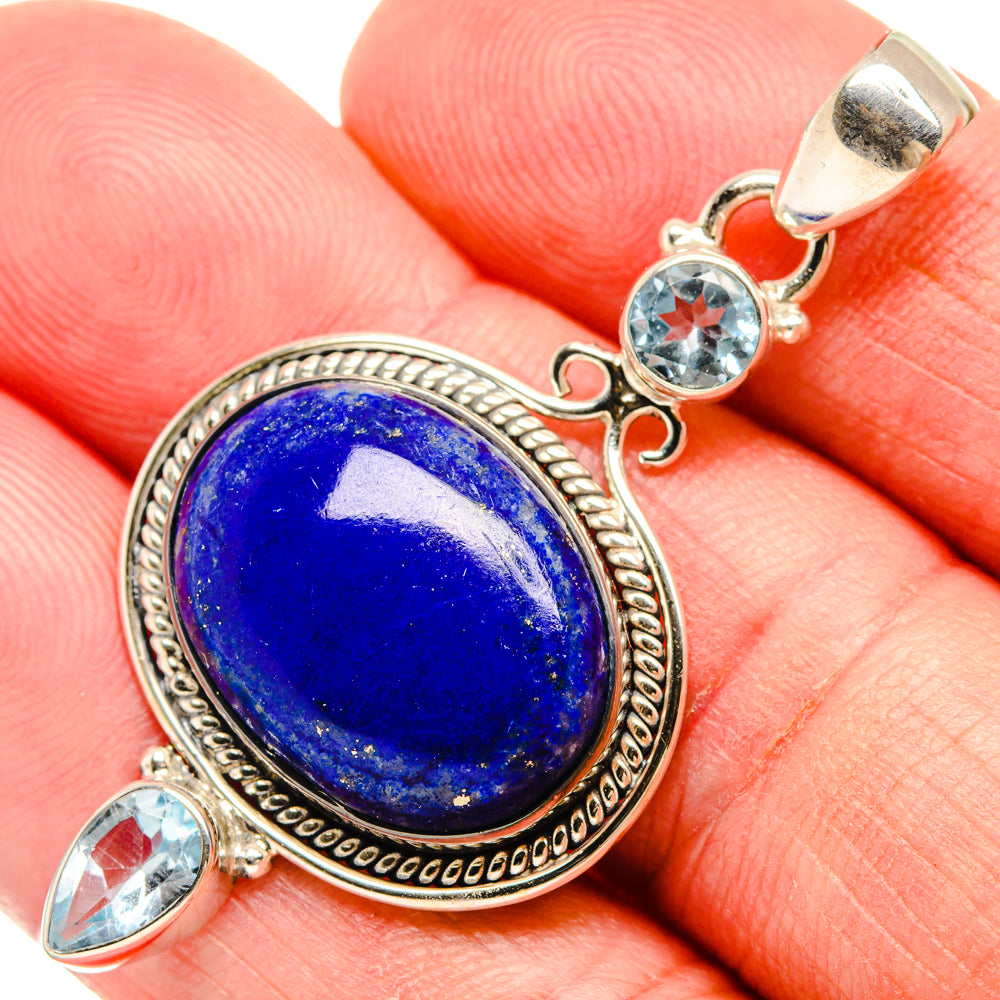Lapis Lazuli Pendants handcrafted by Ana Silver Co - PD27848