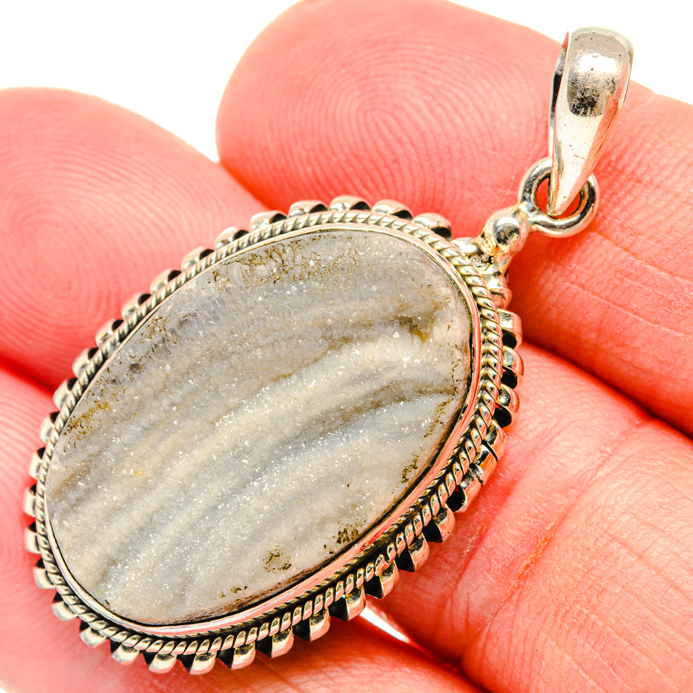 Desert Druzy Pendants handcrafted by Ana Silver Co - PD27849