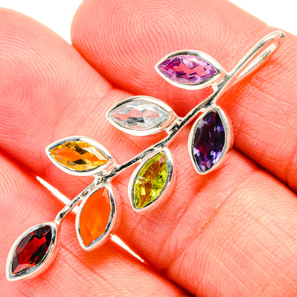 Multi-Stone Chakra Pendants handcrafted by Ana Silver Co - PD27870
