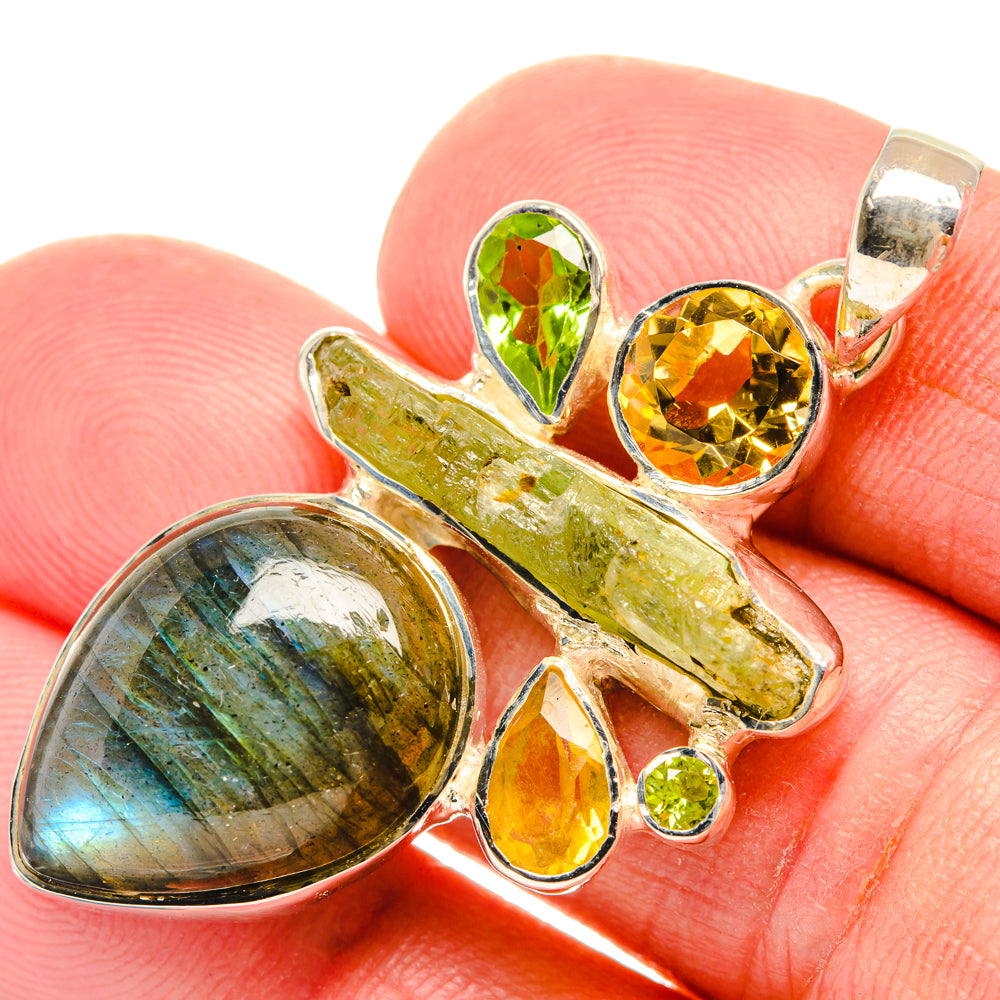 Labradorite Pendants handcrafted by Ana Silver Co - PD27878
