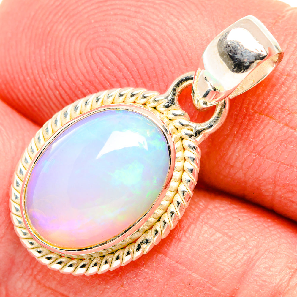 Ethiopian Opal Pendants handcrafted by Ana Silver Co - PD27894