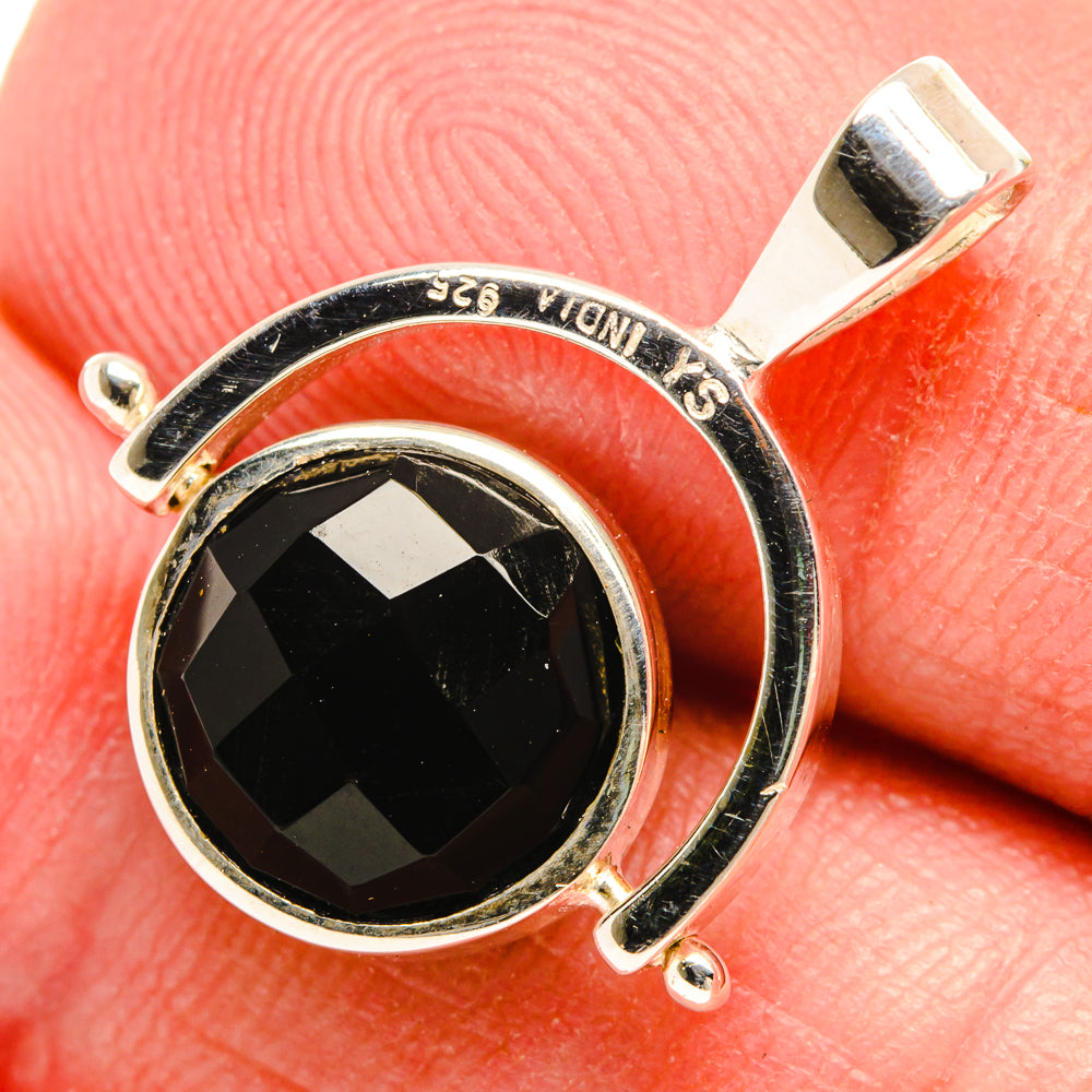 Black Onyx Pendants handcrafted by Ana Silver Co - PD27895
