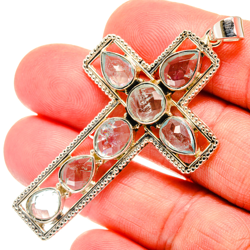 Aquamarine Pendants handcrafted by Ana Silver Co - PD27904