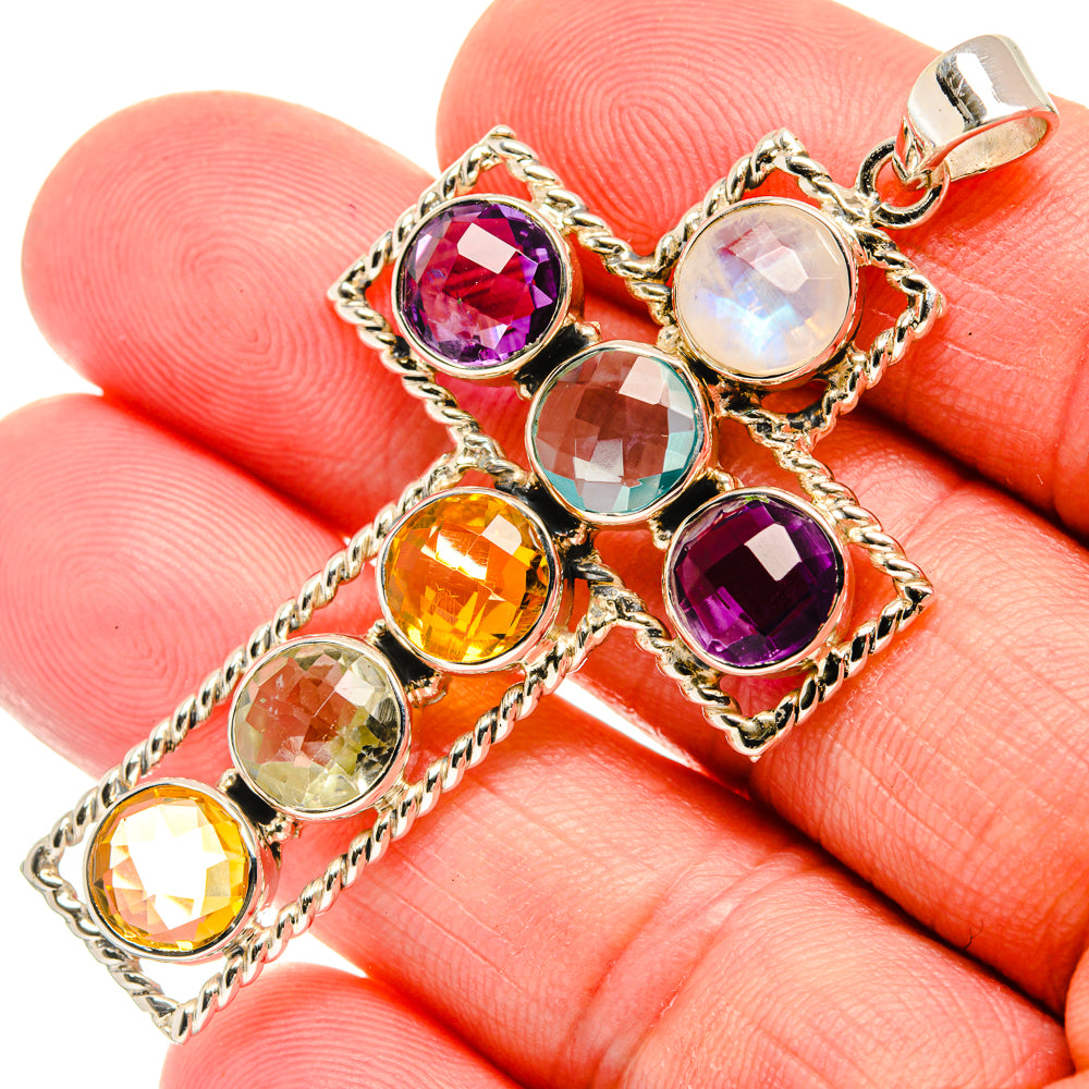 Multi-Stone Pendants handcrafted by Ana Silver Co - PD27906