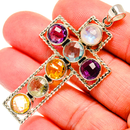 Multi-Stone Pendants handcrafted by Ana Silver Co - PD27906