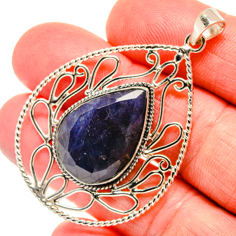 Sapphire Pendants handcrafted by Ana Silver Co - PD27909
