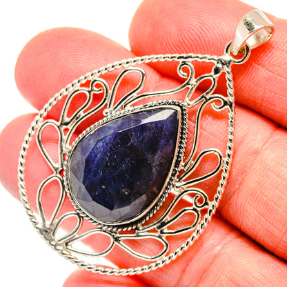 Sapphire Pendants handcrafted by Ana Silver Co - PD27909