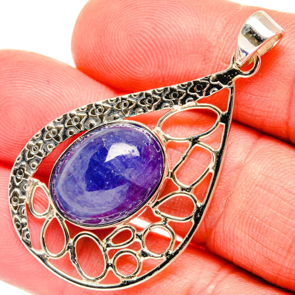 Tanzanite Pendants handcrafted by Ana Silver Co - PD27912