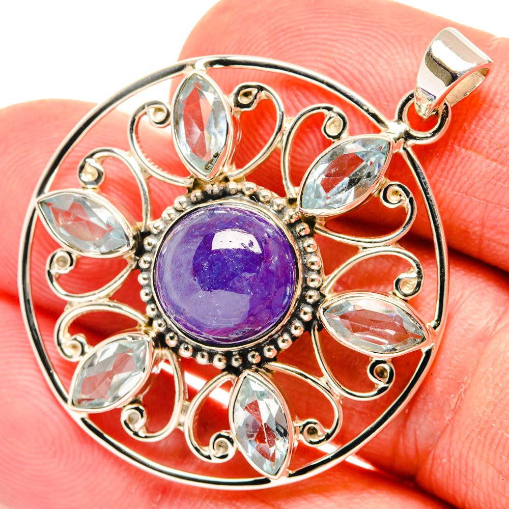 Tanzanite Pendants handcrafted by Ana Silver Co - PD27920