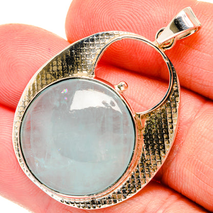 Aquamarine Pendants handcrafted by Ana Silver Co - PD27921