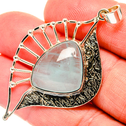 Aquamarine Pendants handcrafted by Ana Silver Co - PD27927