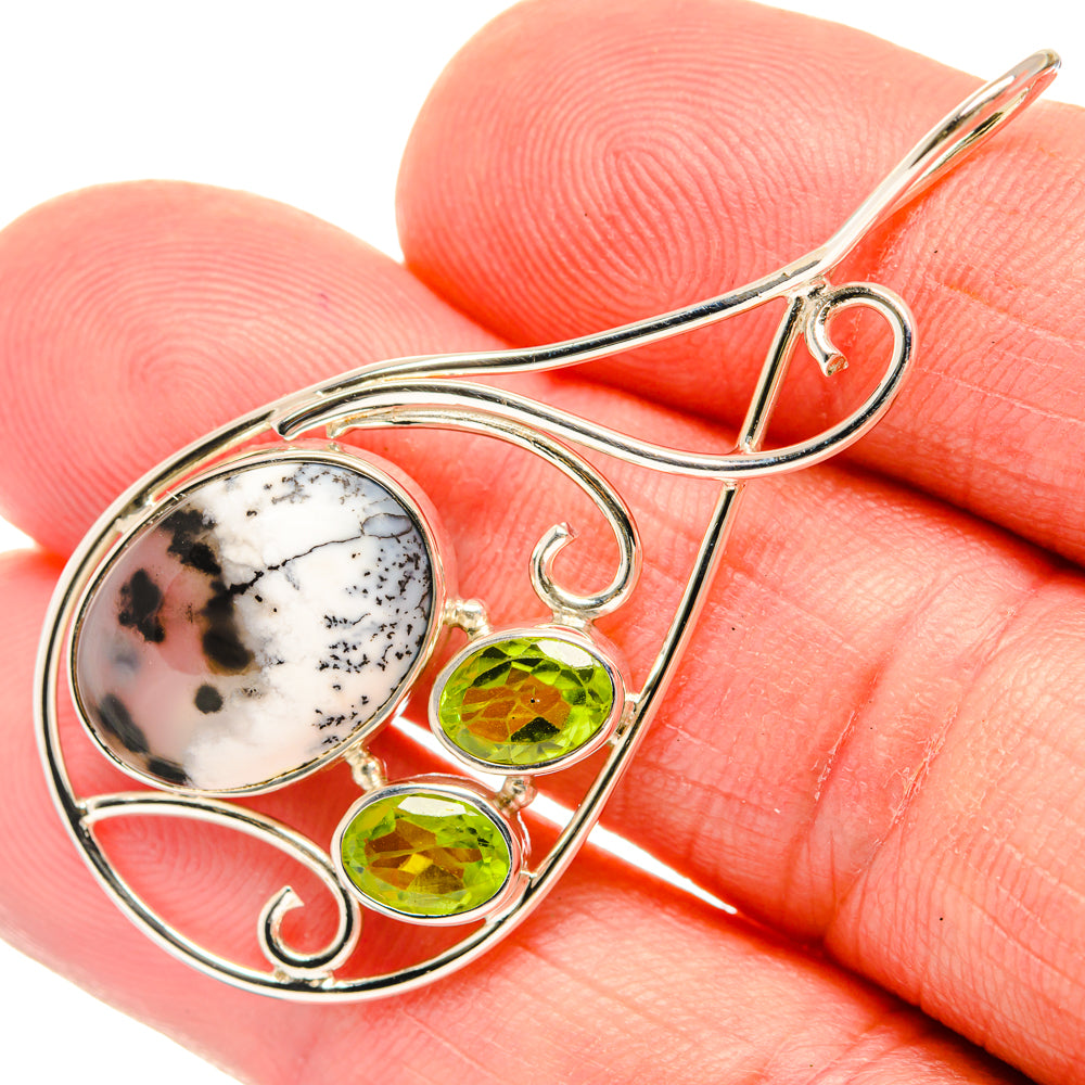 Dendritic Opal Pendants handcrafted by Ana Silver Co - PD27937