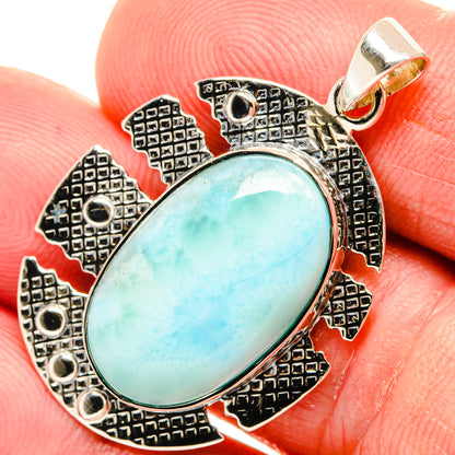 Larimar Pendants handcrafted by Ana Silver Co - PD27938