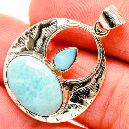 Larimar Pendants handcrafted by Ana Silver Co - PD27939