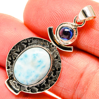 Larimar Pendants handcrafted by Ana Silver Co - PD27946