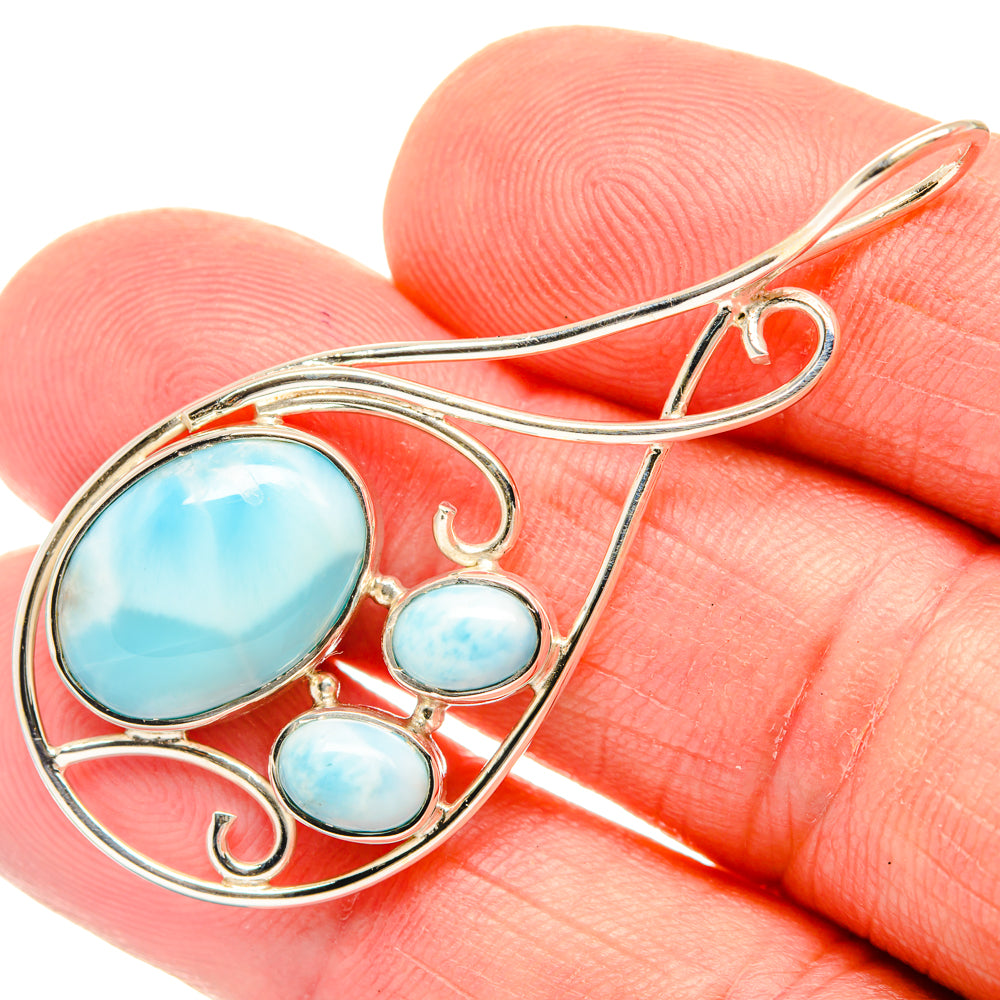 Larimar Pendants handcrafted by Ana Silver Co - PD27947