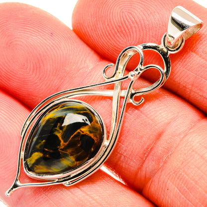 Pietersite Pendants handcrafted by Ana Silver Co - PD27948