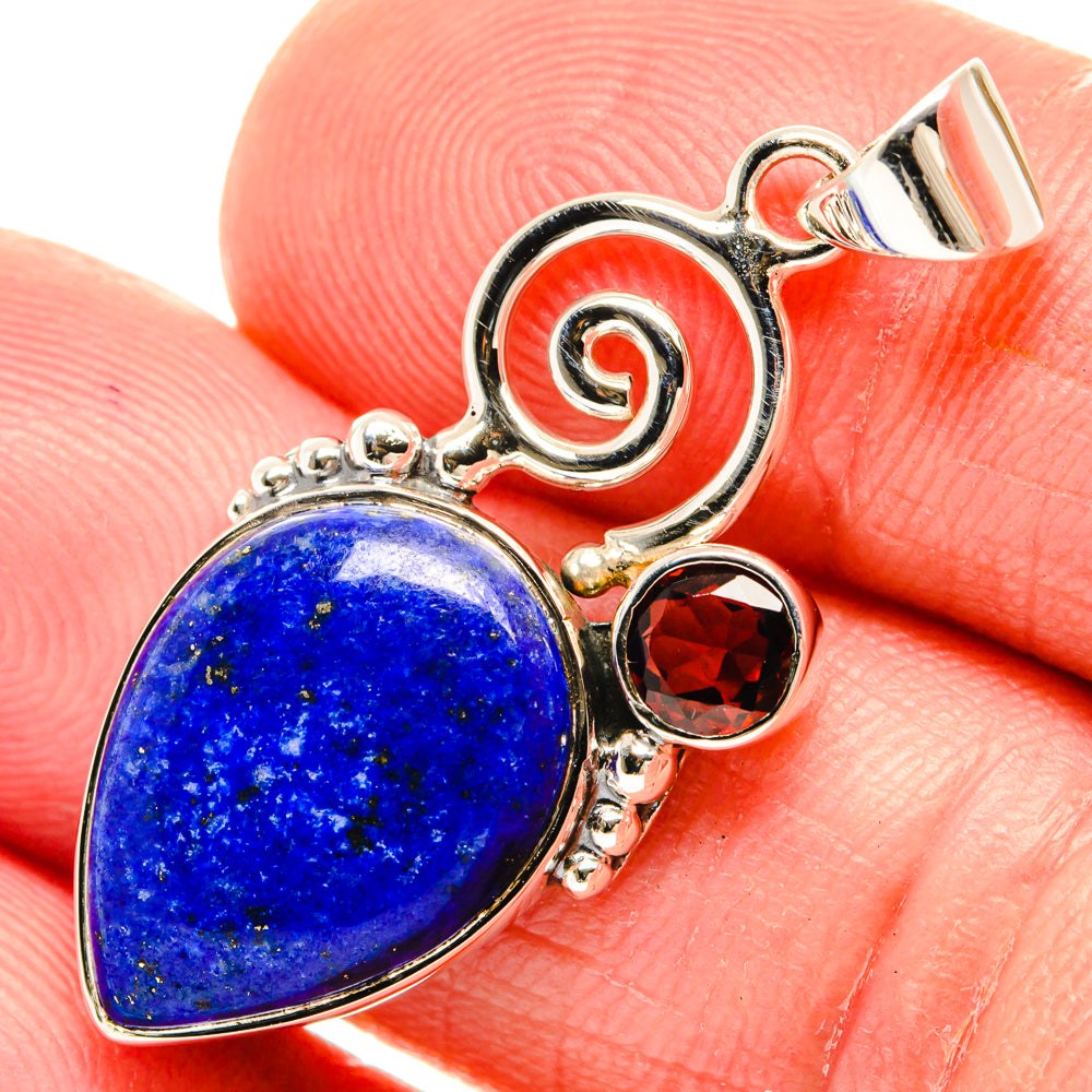 Lapis Lazuli Pendants handcrafted by Ana Silver Co - PD27951