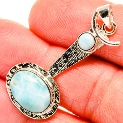 Larimar Pendants handcrafted by Ana Silver Co - PD27952