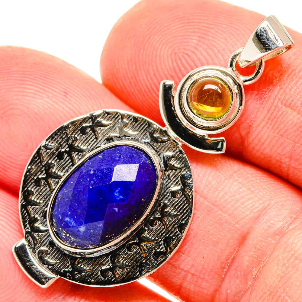 Lapis Lazuli Pendants handcrafted by Ana Silver Co - PD27953