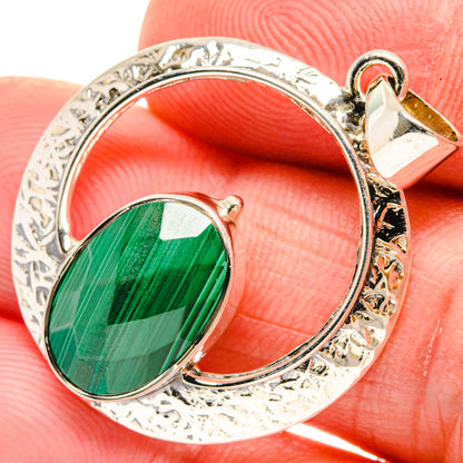Malachite Pendants handcrafted by Ana Silver Co - PD27961