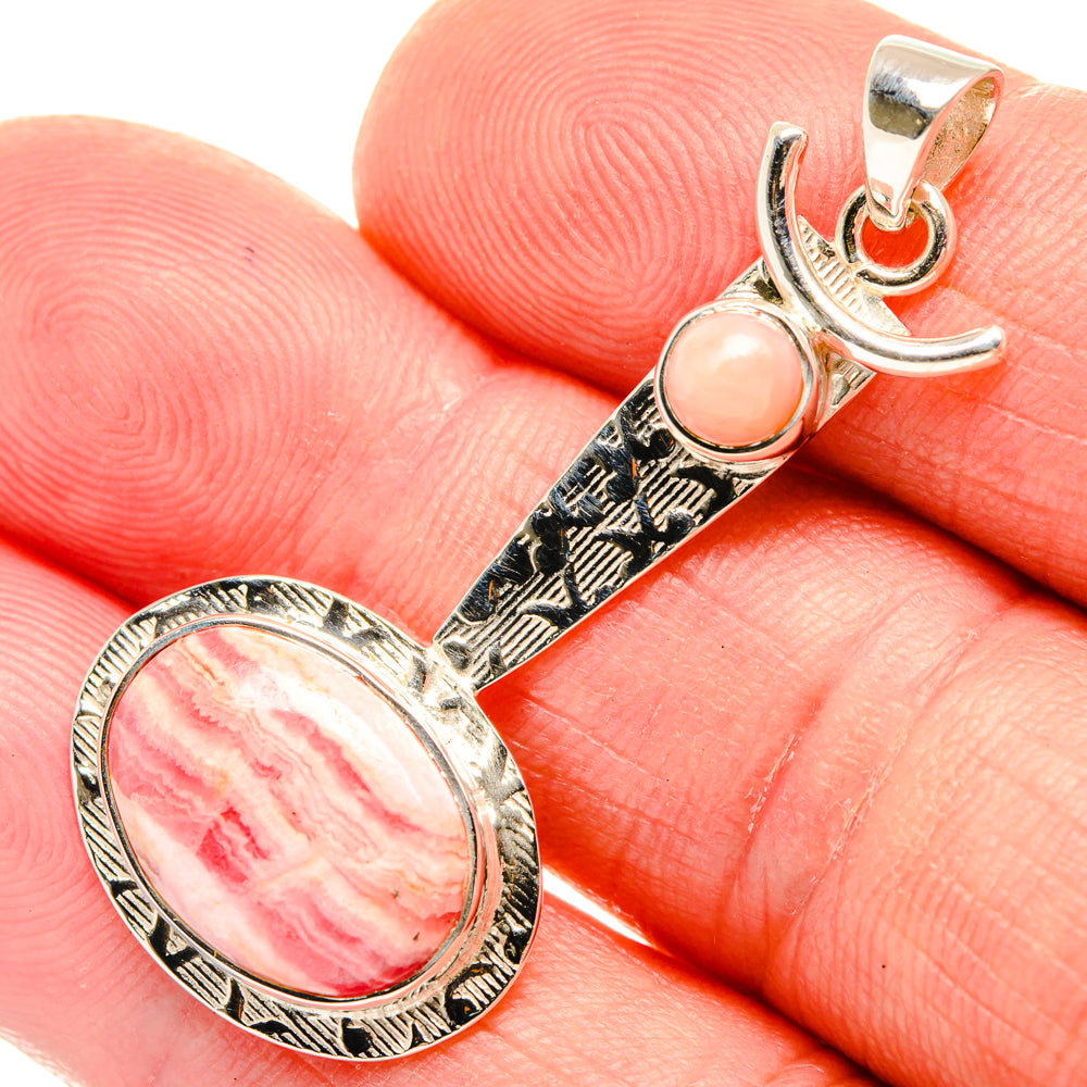 Rhodochrosite Pendants handcrafted by Ana Silver Co - PD27965